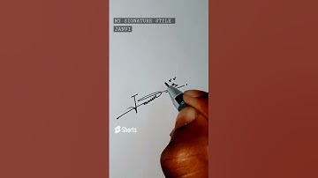 signature style of (janvi) || #signaturestyle #writingskills