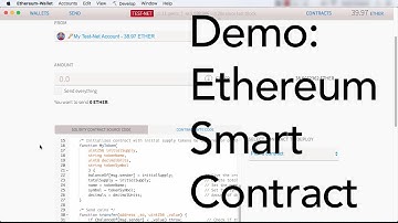 Demo: Create an Ethereum Smart Contract