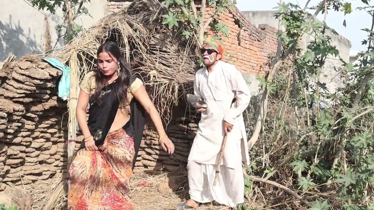 धन्नी ताऊ ने बिटोरा में पकड़ी बहू||Dhanni tau ki comedy tau Dhanni Ki comedy Kamal javiya ki comedy 