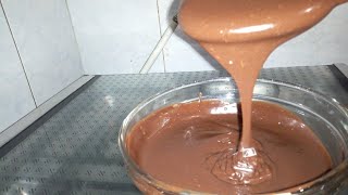 طريقه عمل صوص الشوكولاته بمكونات موجوده في كل بيت