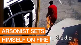 Arsonist Sets Himself on Fire (Package)