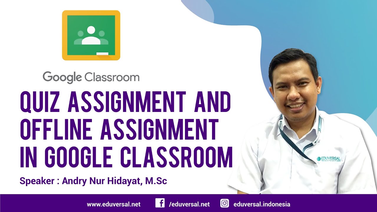 google classroom assignment vs quiz assignment