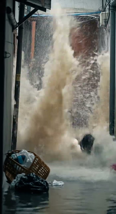 Download lagu Detik-detik pintu terbuka dan air menghantam keluar #banjirsadiss #detiknyata