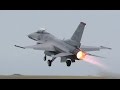 USAF F-16C VIPER Fighting Falcon Handling Demo