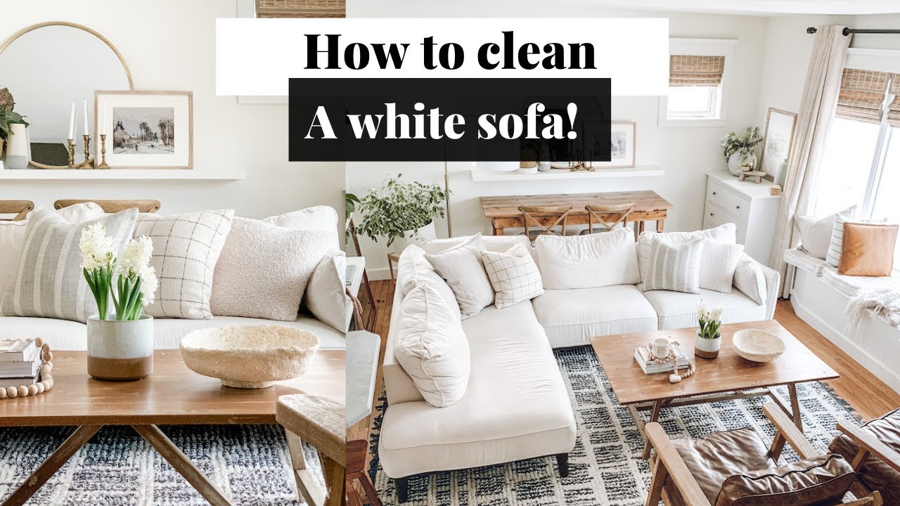 How I Keep Our White CouchesWHITE!, Thrifty Decor Chick