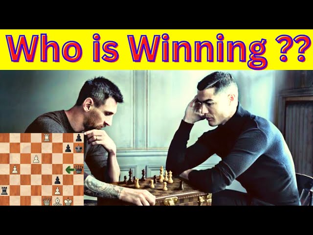 Ronaldo vs Messi CHESS GAME  Did They Really PLAY ?? 