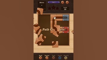 Roll the Ball slide puzzle Star F Pack Level 39 Solution