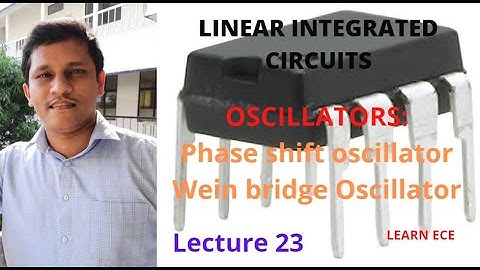 LINEAR INTEGRATED CIRCUITS KTU: Lecture  23