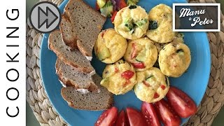 Healthy Breakfast Egg Muffins Recipe (EP1)