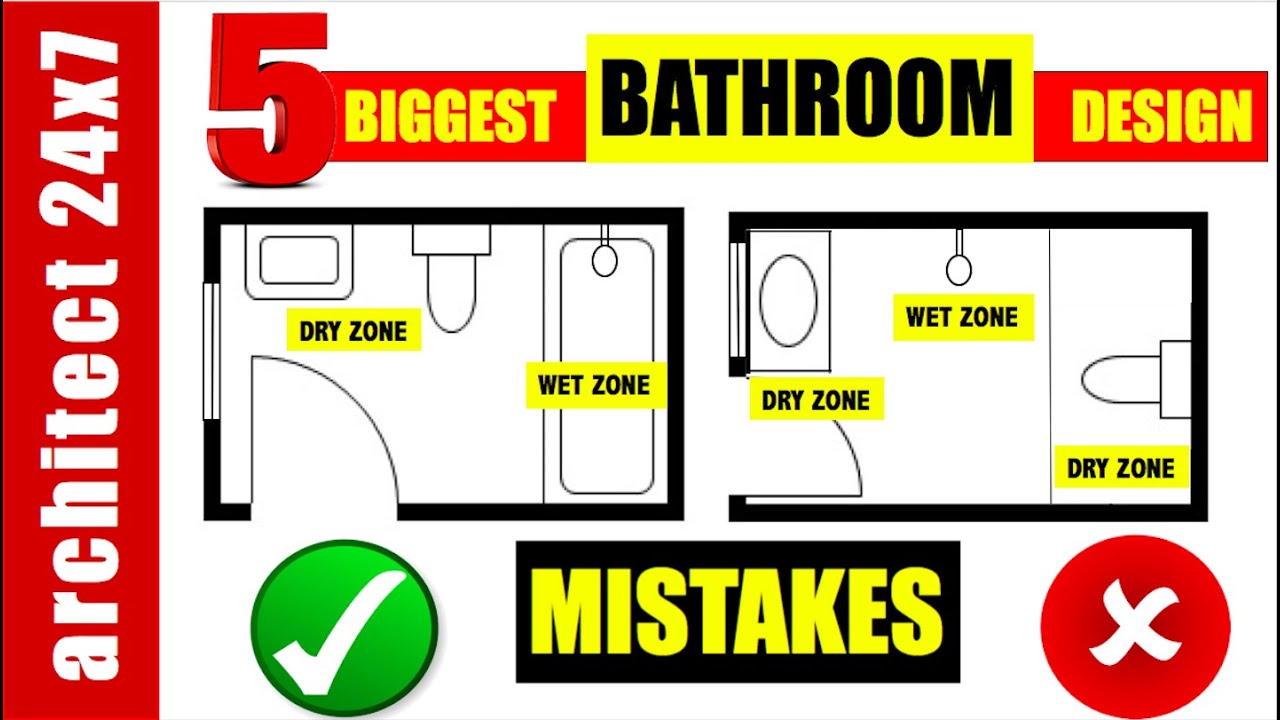 5 Biggest Bathroom Design Mistakes Youtube