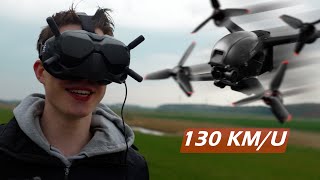 130 KM/H vliegen! Eerste keer FULL MANUAL FPV