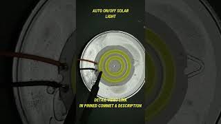 DIY AUTOMATIC ON/OFF RECHARGEABLE SOLAR LIGHT #diy #shorts #ytshorts