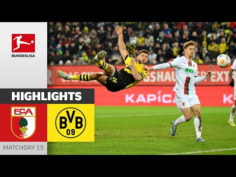 BVB Drops Points | Augsburg - Borussia Dortmund 1-1 | Highlights | MD 15 – Bundesliga 23/24