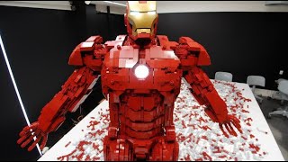 He Built A WORKING Iron Man Suit Using Legos