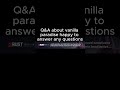 Q&A of vanilla paradise