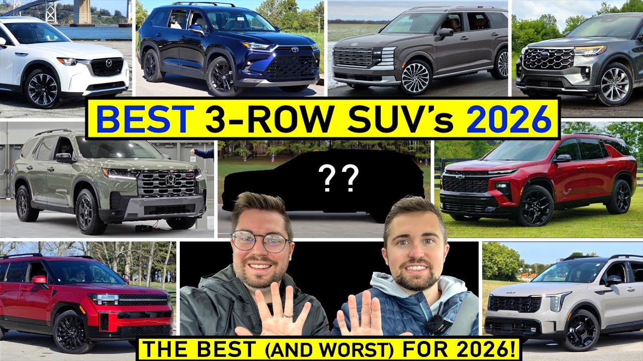BEST 3-Row Midsize SUVs for 2026 -- Our TOP PICKS After Evaluating ALL ...