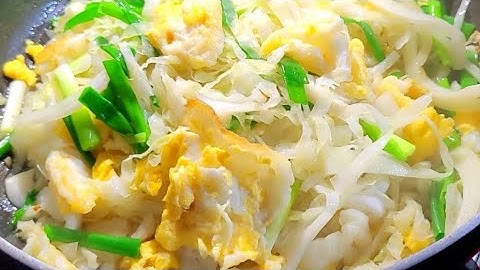 Nhà có bắp cải và trứng làm ngay món này đơn giản mà ngon