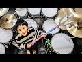 Pirates of the Caribbean, Drum Cover, 5 Year Old Drummer