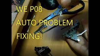 WE P08 Luger full auto/semi auto problem fixing