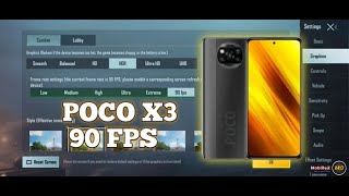 تجربه تلفون الpoco x3 pro  90 فريم  ببجي موبايل