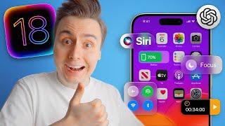 iOS 18 — ТЕПЕРЬ АЙФОН В КАЙФ! Новый дизайн и ChatGPT 4o в Siri