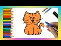 رسم سهل لقطة غارغيلد البرتقالية للأطفال تعلم بسهولة ومتعة خطوة بخطوة 