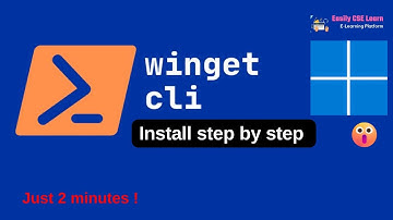 Winget CLI install on windows  | Winget-CLI Windows 11