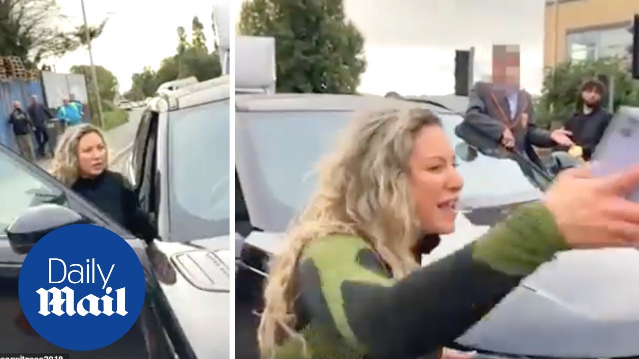 Furious mother screams at Insulate Britain protesters My son needs to get to school
