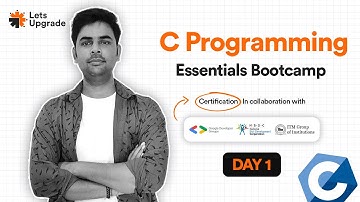 Day 1 | Introduction to C | C Programming Essentials Bootcamp (5 Days)