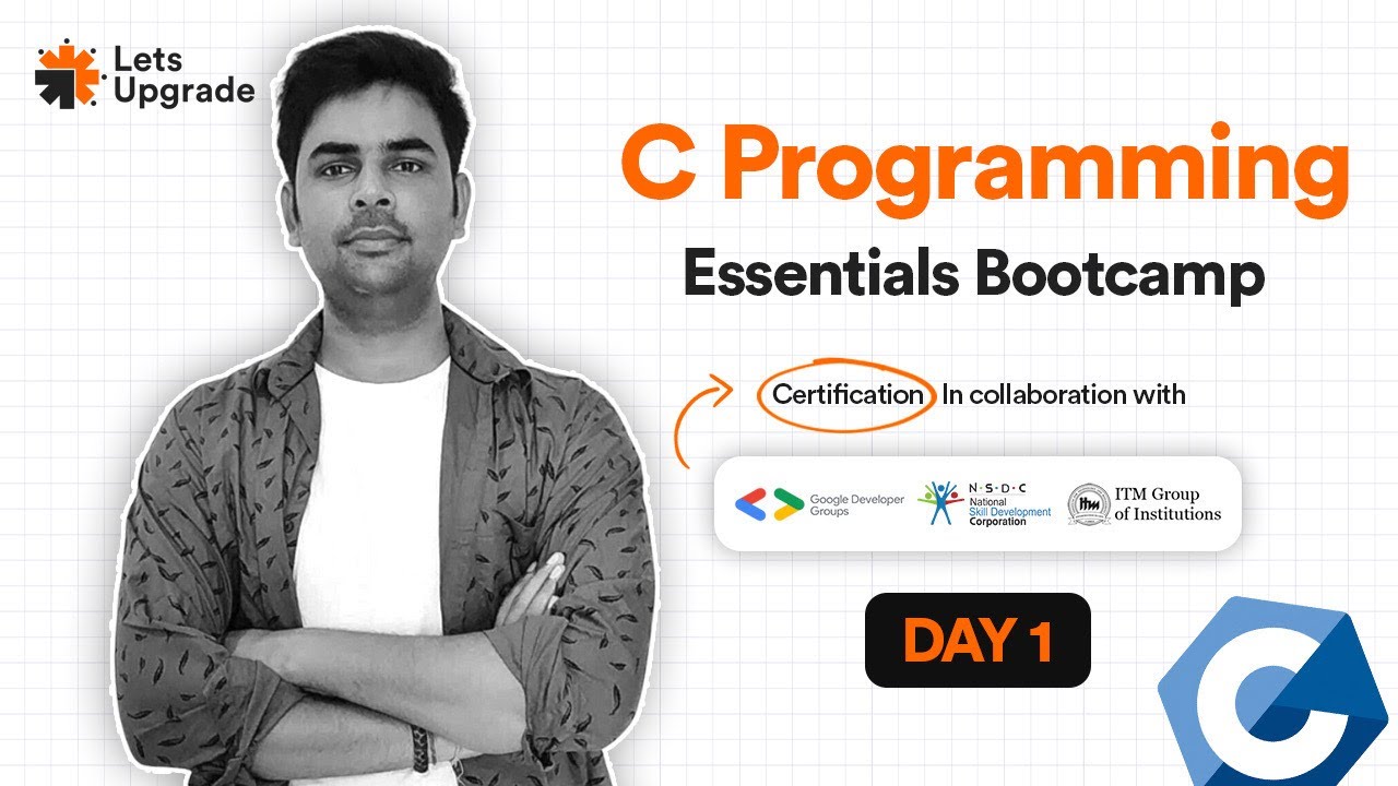 Day 1 | Introduction to C | C Programming Essentials Bootcamp (5 Days ...