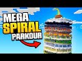 LIVE 🔴 Minecraft Spiral Parkour Challenge | Can I Reach The Top of This INSANE Biome Tower? 😱🔥