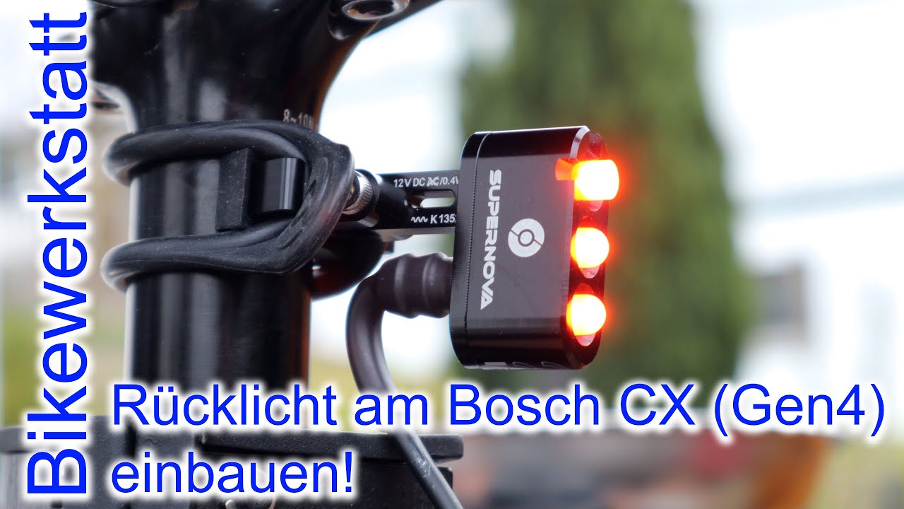 Bosch CX Gen4 eBike-Motor, welche Anschlüsse hat er...? - YouTube
