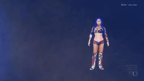WWE 2K20 create a superstar  creating Samantha mecedes  desideing what her look Should be?