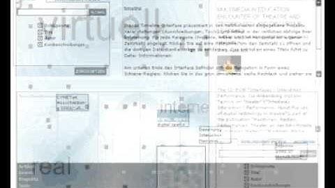 netzspannung.org - media art archive (2001) by Monika Fleischmann & Wolfgang Strauss