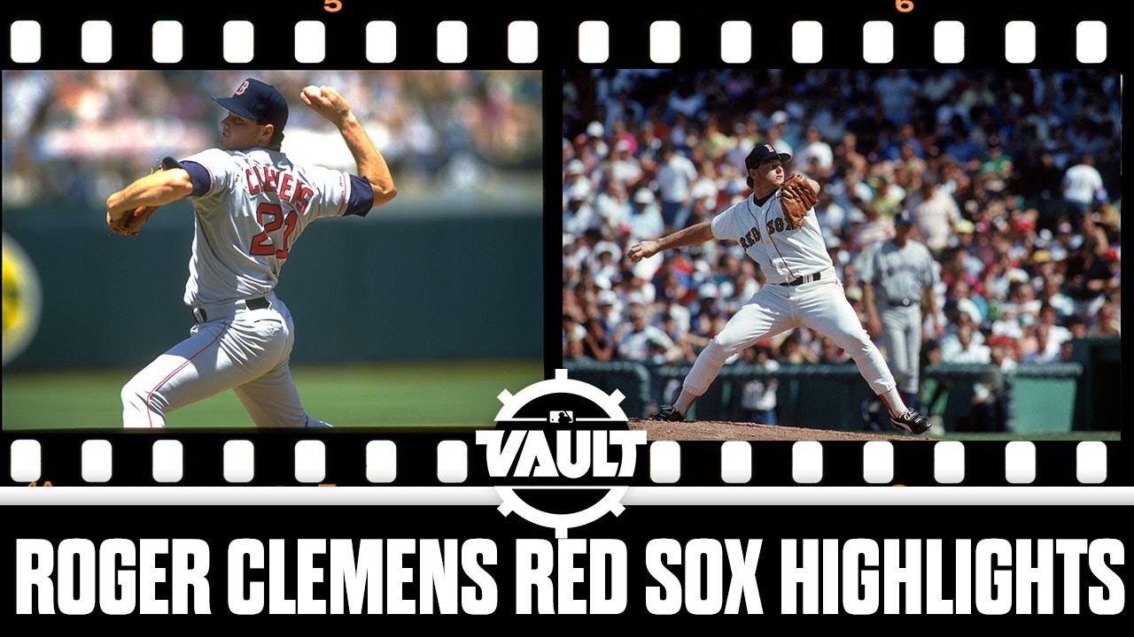 Roger Clemens DOMINANT as a Red Sox! (Clemens pitched some of his