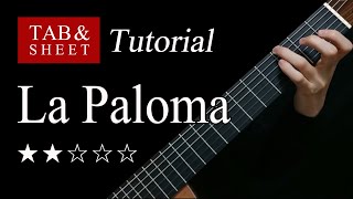 La Paloma  Guitar Lesson + TAB