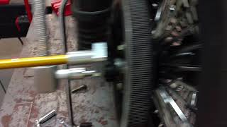 Road Glide engine/swingarm alignment with the Straight Shooter and Equalizer.