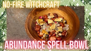Abundance Spell Bowl - Conker Magick ║ Witchcraft Spells