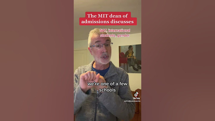 Advice from an MIT admissions officer