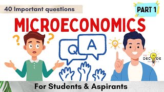 50 Microeconomics MCQs with Answers Ultimate Quiz for UPSC NET CUET College Exams Part 1
