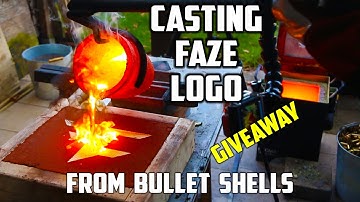 Casting Brass FaZe logo that looks like Gold