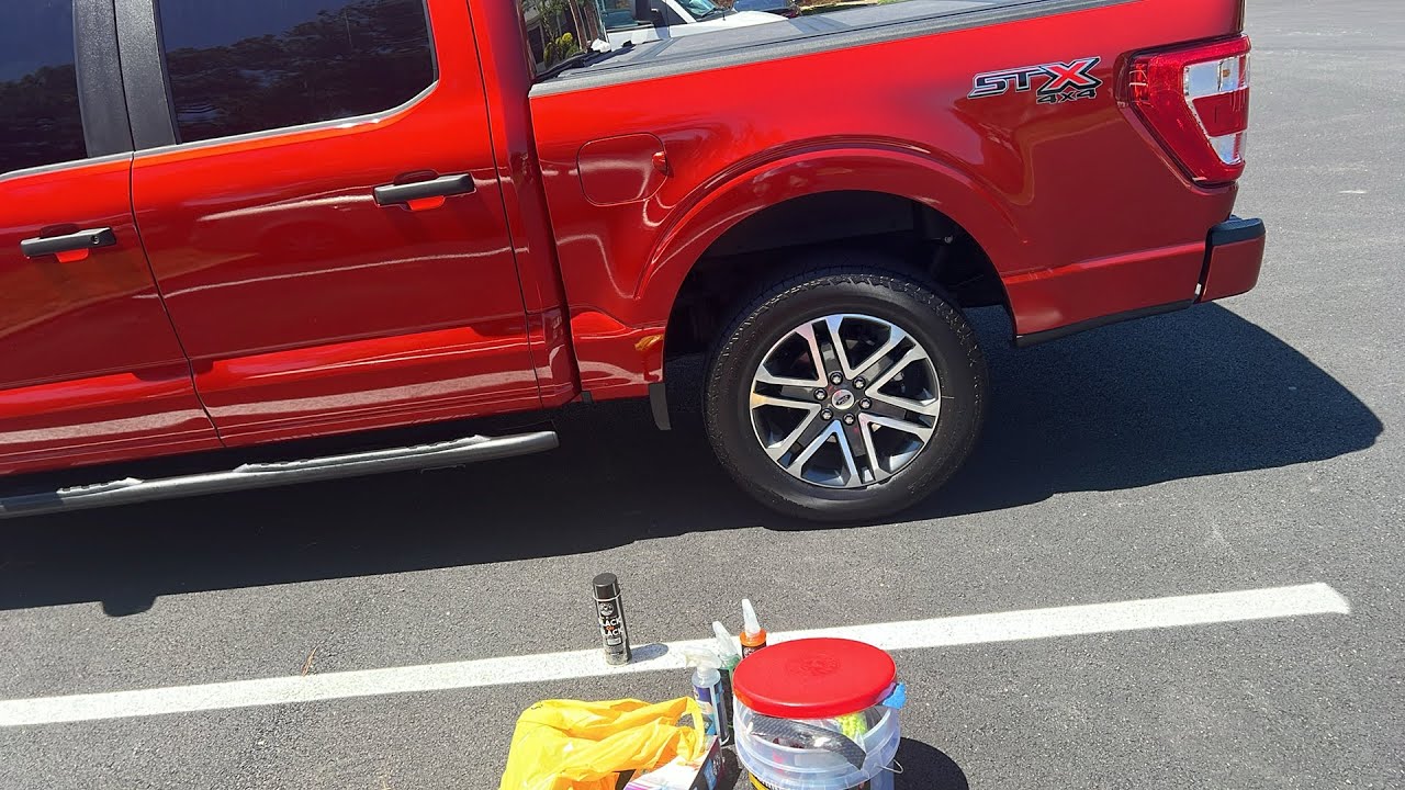 “CHEMICAL GUYS” wash and shine kit. Absolutely unbelievable products. 