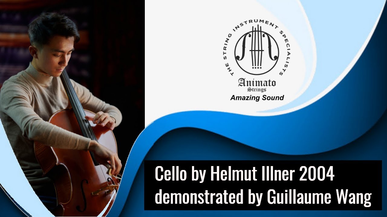 Guillaume Wang demonstrates a German Helmut Illner cello - Goffriller model