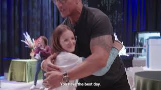 The Rock Meets Special Make-A-Wish Kids (PART 2)