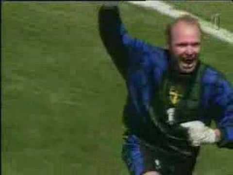 Sweden - Romania 1994 last penalty