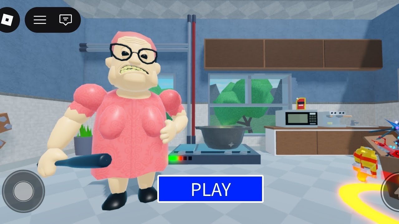 BARRA'S GRANNY HOUSE (SCARY OBBY) No Death Walkthrough 4K