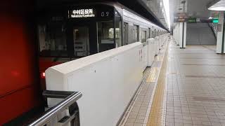 名古屋市営地下鉄桜通線　車道駅2番ホームに6000形が到着&発車