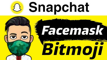 How to put facemask 😷 on snapchat bitmoji face? (Hindi)