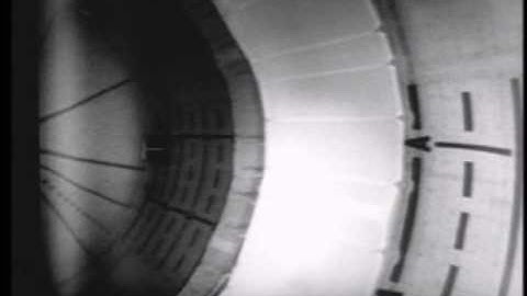 AS-203 Liquid Hyrdogen internal fuel tank camera during J2 motor fire and orbital coast