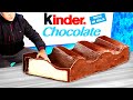 Gant kinder chocolate  comment faire le plus grand du monde diy kinder chocolate par vanzai